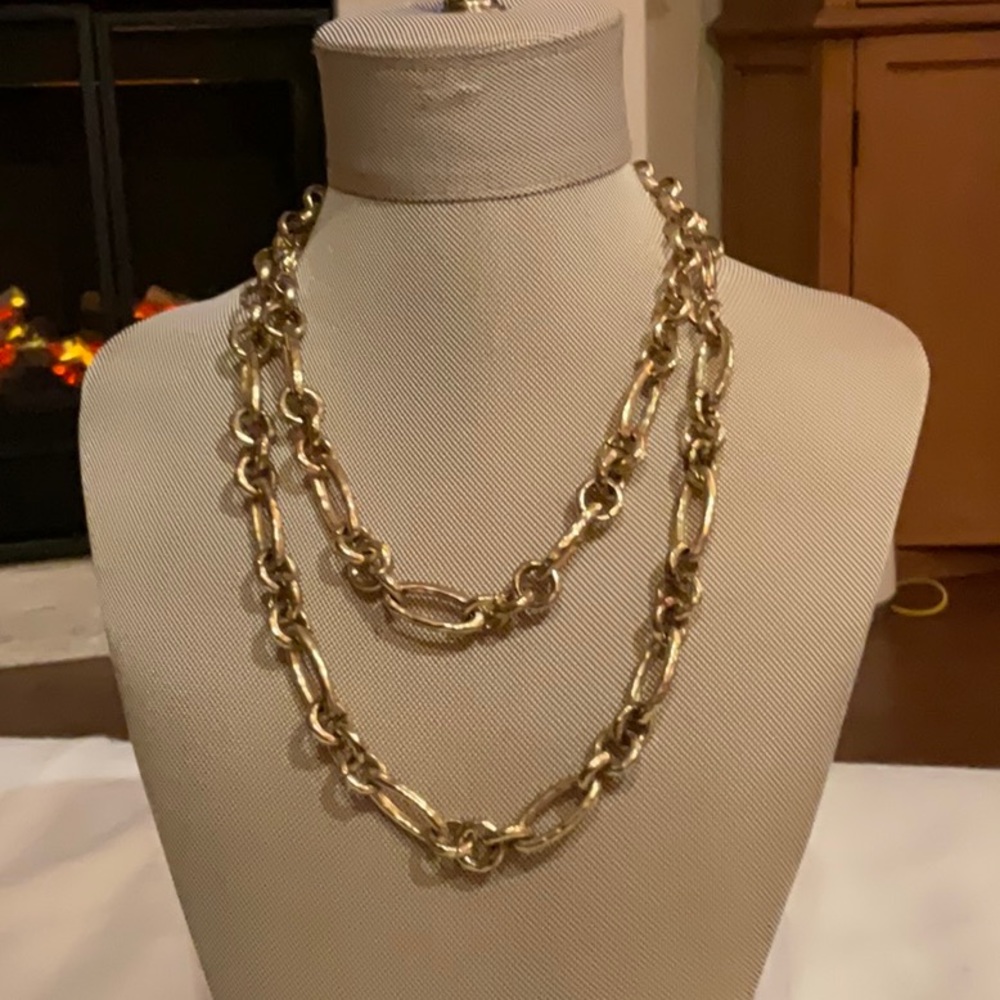 Chicos gold link necklaces